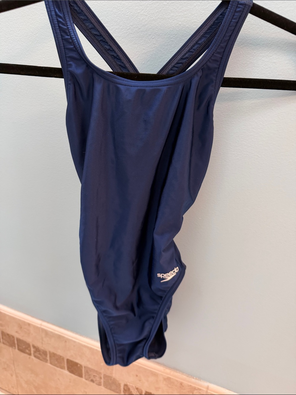 Speedo Dark Blue Pro LT Racerback One-Piece Swimsuit size 28